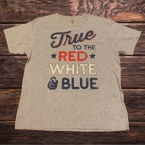 4th Fourth Of July American Flag USA Shirt True To The Red White And Blue Eagle